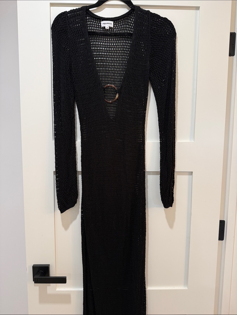 superdown Odette Maxi Dress in Black - Picture 4 of 6